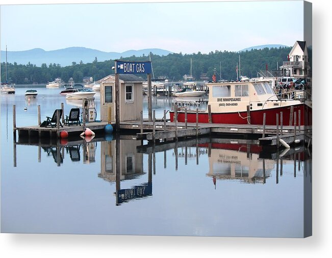 Fog Acrylic Print featuring the photograph Wolfeboro NH #42 by Donn Ingemie