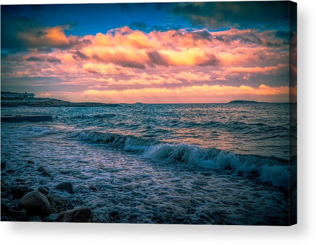Atlantic Sunset Acrylic Print featuring the photograph Atlantic sunset #5 by Lilia S