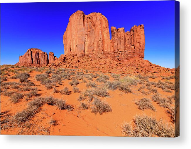 Monument Valley Acrylic Print featuring the photograph Monument Valley #5 by Raul Rodriguez