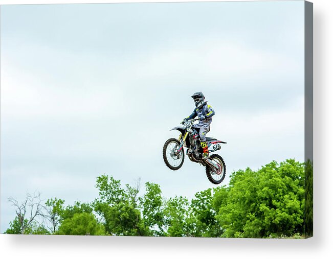 Ryan Alexander Acrylic Print featuring the photograph 573 Flying High at White Knuckle Ranch by David Morefield