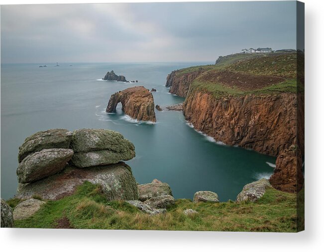 Land's End Acrylic Print featuring the photograph Land's End - England #6 by Joana Kruse
