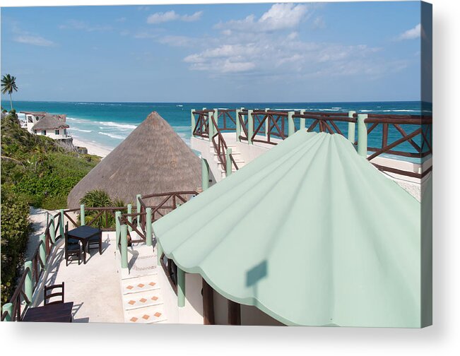 Mexico Quintana Roo Acrylic Print featuring the digital art Sian Ka'an Biosphere #6 by Carol Ailles