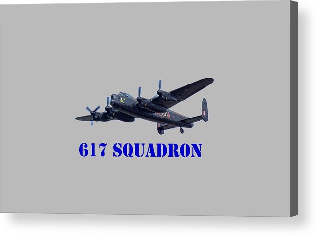 Lancaster Bomber Acrylic Print featuring the photograph 617 Squadron by Scott Carruthers