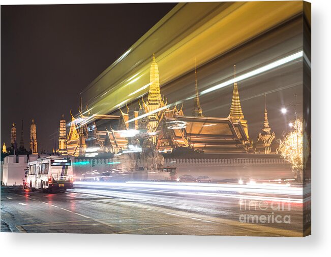 Bangkok Acrylic Print featuring the photograph Bangkok Wat Phra Keaw #7 by Didier Marti