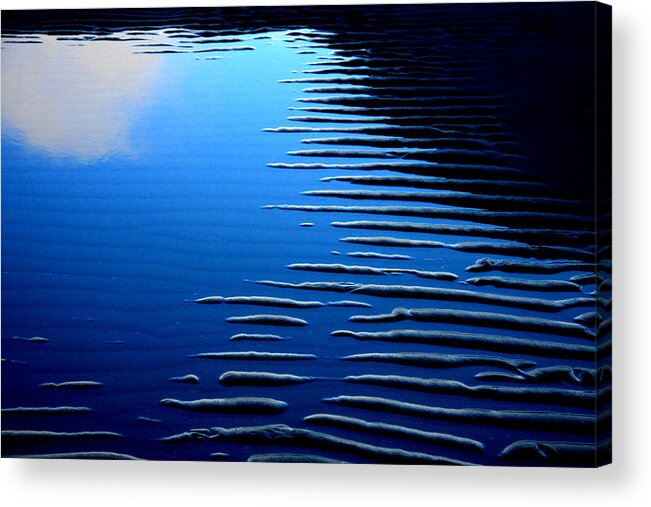 Blue Acrylic Print featuring the photograph 7 In Blue by Kreddible Trout