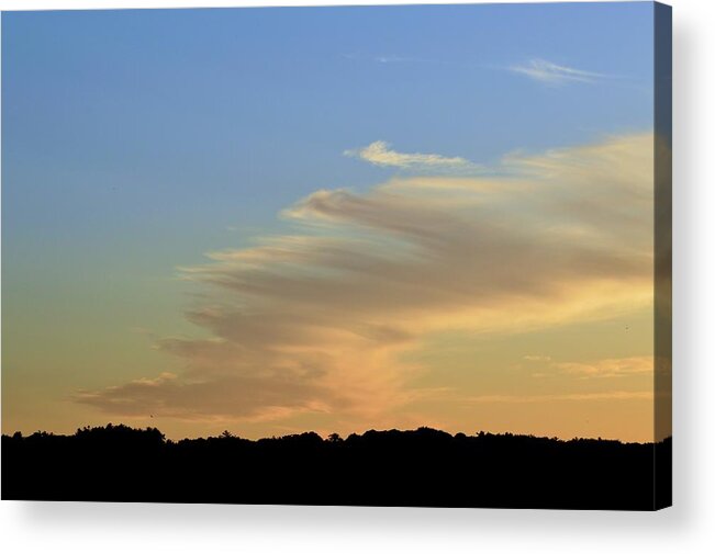 Cloud Acrylic Print featuring the photograph 8.46 PM June 3-2016 #846 by Lyle Crump