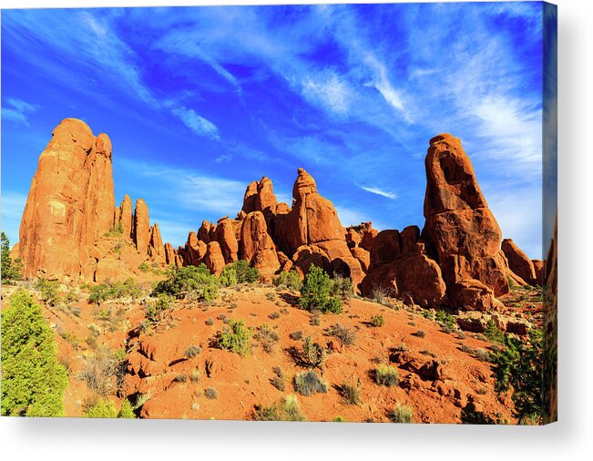 Arches National Park Acrylic Print featuring the photograph Arches National Park by Raul Rodriguez