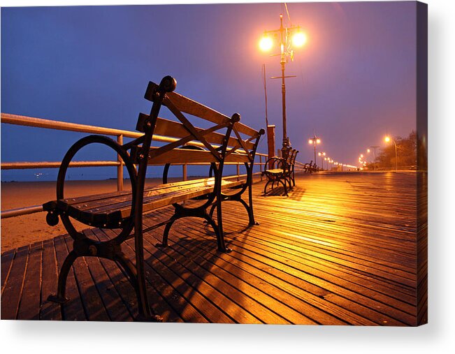 Boardwalk Acrylic Print featuring the photograph A Blessing by Mitch Cat