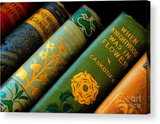 Vintage Books Acrylic Print featuring the photograph A Book Is A Dream by Michael Eingle