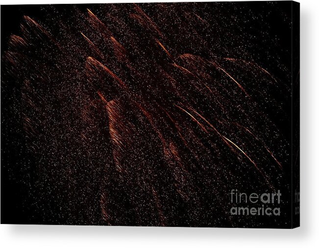 Firework Fireworks Pyrotechnic 4th Fourth July Summer Celebration Holiday Fire Works Color Colors Colorful Acrylic Print featuring the photograph A Dream of the Cosmos by Ken DePue