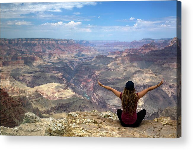 Grand Canyon Acrylic Print featuring the photograph A Grand View by Art Cole