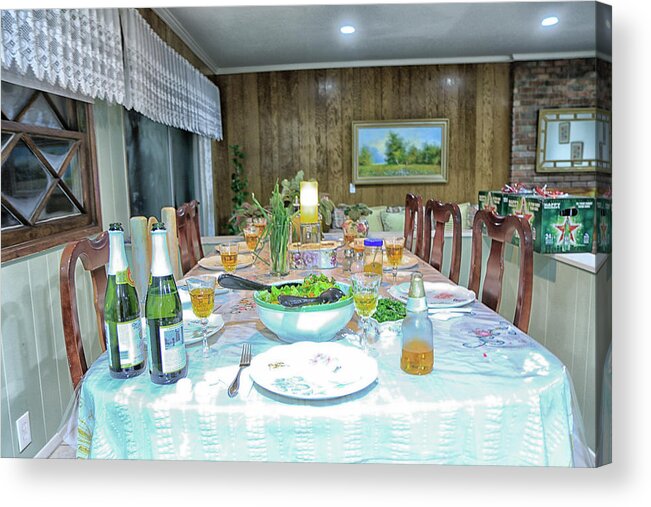 Dinner Acrylic Print featuring the photograph A Perfect Setting by Tom Kelly