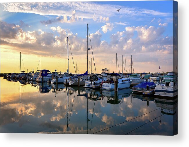 Sun Acrylic Print featuring the photograph A Place to Reflect IV by James Meyer