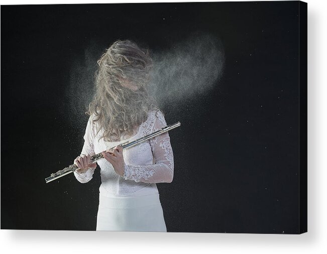 Nina Assimakopoulos Acrylic Print featuring the photograph A puff by Dan Friend