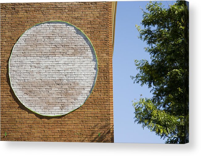 Brick Acrylic Print featuring the photograph A Sign Of Sign To Come by Kreddible Trout