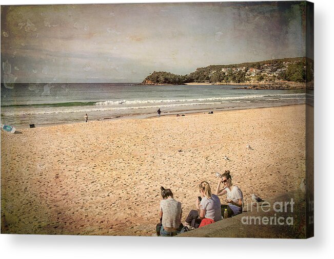 Manly Acrylic Print featuring the photograph A Winter's Day in Manly by Elaine Teague