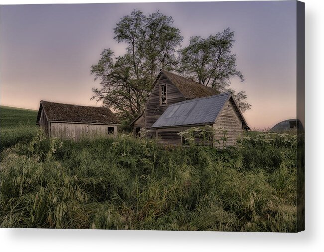 Washington Acrylic Print featuring the photograph Abandoned Farm Palouse WA DSC04731 by Greg Kluempers