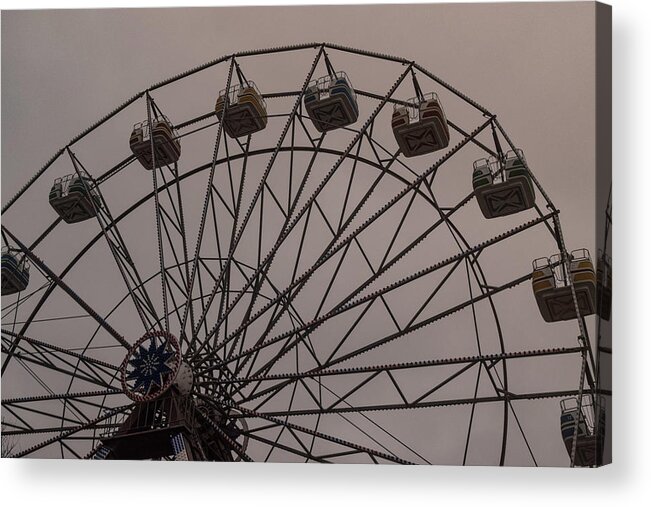 Carnival Acrylic Print featuring the photograph Abandoned Joy by Nicole Lloyd