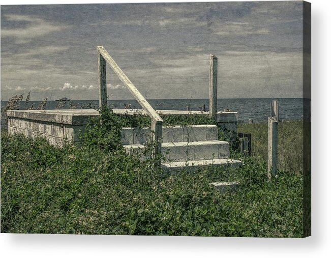 Ocracoke Acrylic Print featuring the photograph Abandoned by Liz Albro