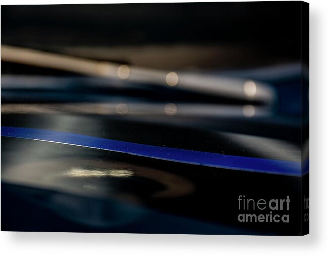 9847 Acrylic Print featuring the photograph Thin Blue Line by FineArtRoyal Joshua Mimbs