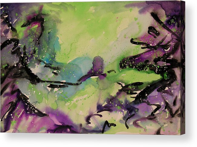 1992 Acrylic Print featuring the painting Abstract Landscape 025 by Joe Michelli