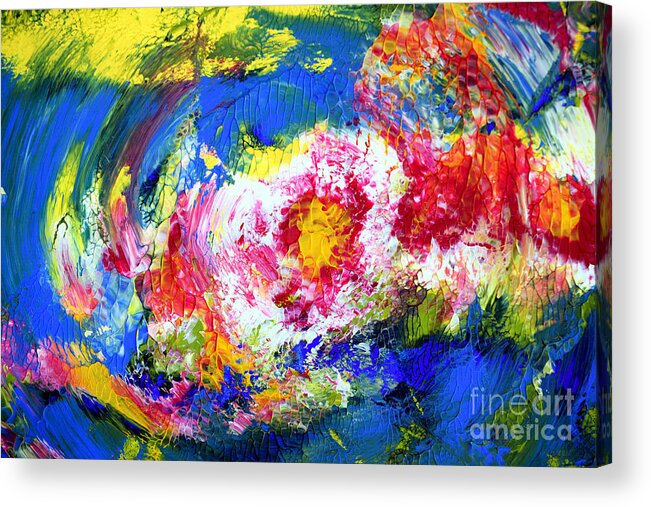 Abstract Acrylic Print featuring the painting Abstract NL2416 by Mas Art Studio