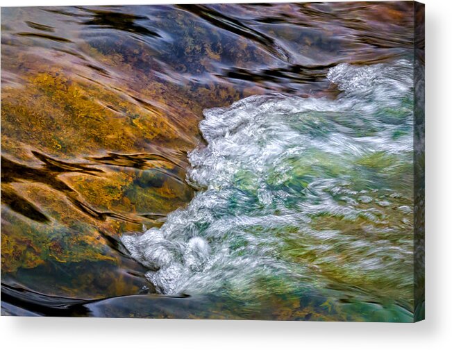 Wave Acrylic Print featuring the photograph Abstract Wave by James Barber