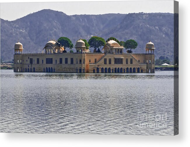 Jal Mahal Acrylic Print featuring the photograph Afternoon. February. Jal Mahal. by Elena Perelman