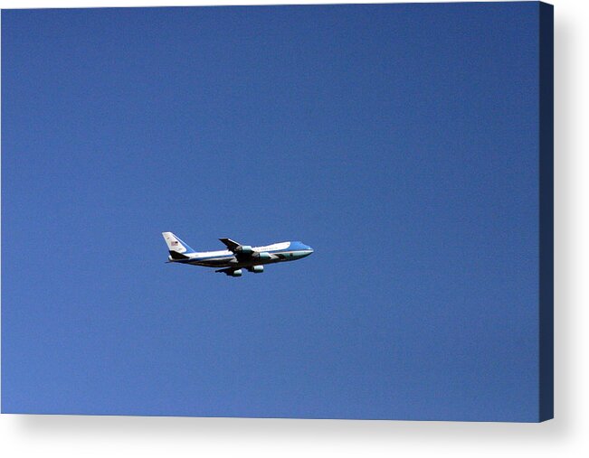 Air Force One Acrylic Print featuring the photograph Air Force One by Duncan Pearson