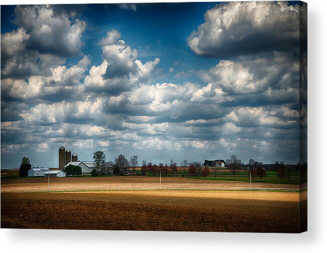 Farm Acrylic Print featuring the photograph American Farmland by Dick Pratt