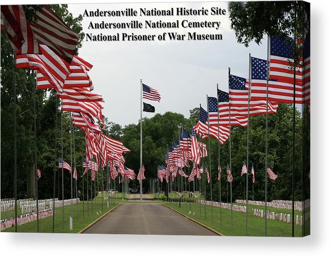 Andersonville Acrylic Print featuring the photograph Andersonville National Park by Jerry Battle