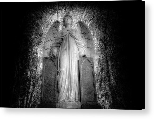 Angel Acrylic Print featuring the photograph Angel Watching Over You by David Pyatt
