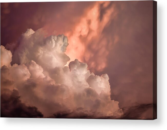 Clouds Acrylic Print featuring the photograph Angry Sky by James Barber
