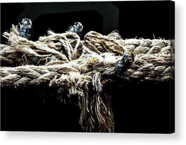 Rope Acrylic Print featuring the photograph Another Piece of Rope by Adriana Zoon