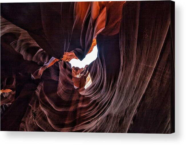 Canyon Acrylic Print featuring the photograph Antelope Canyon by Mike Dunn