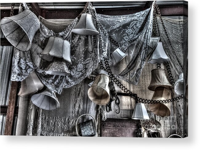 Lamps Acrylic Print featuring the photograph Antique Lamps by Franz Zarda