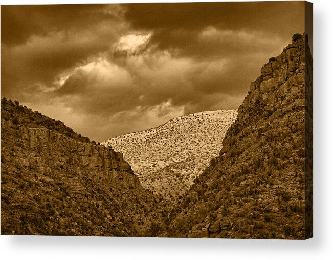 Verde Valley Acrylic Print featuring the photograph Antique Train Ride Tnt by Theo O'Connor