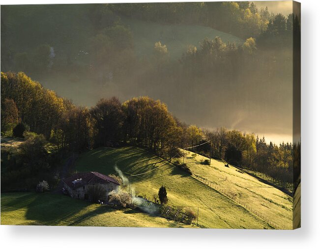 Landscape Acrylic Print featuring the photograph Aramaio by Natura Argazkitan
