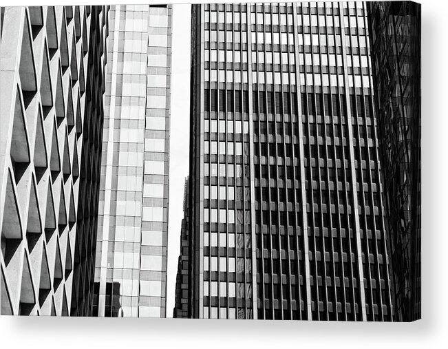 Pattern Acrylic Print featuring the photograph Architectural Pattern Study 1.0 by Michelle Calkins