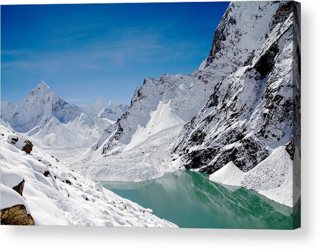 Snow Acrylic Print featuring the photograph Artic Landscape by Britten Adams