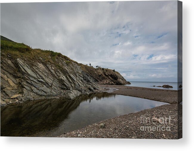 Meat Cove Acrylic Print featuring the photograph At Meat Cove by Eva Lechner