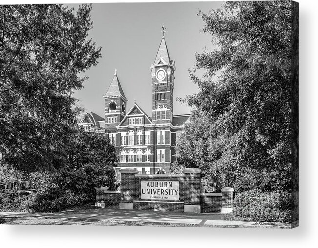 Auburn University Acrylic Print featuring the photograph Auburn University by University Icons