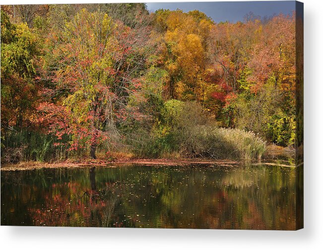 Fall Acrylic Print featuring the photograph Autumn Tranquility 1 by Frank Mari