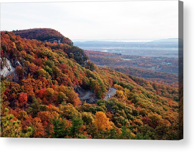 Autumn Acrylic Print featuring the photograph Autumn View from Millbrook Ridge #1 by Jeff Severson