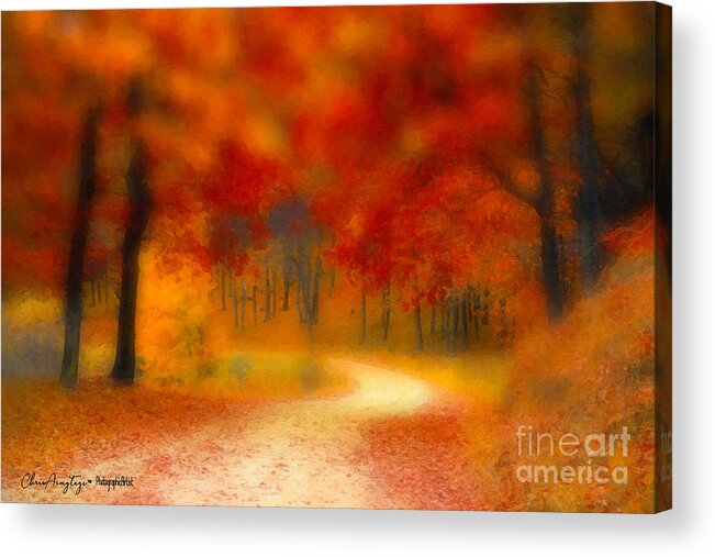 Autumn Acrylic Print featuring the painting Autumn's Promise by Chris Armytage