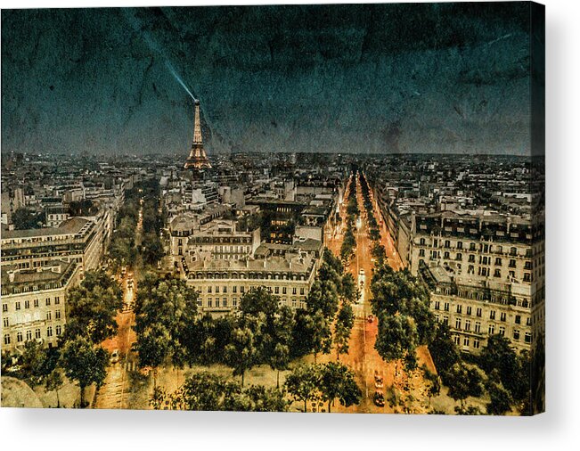Arc_de_triomphe Acrylic Print featuring the photograph Paris, France - Avenue Kleber by Mark Forte