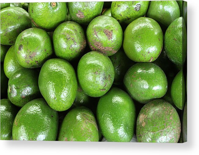 Food Acrylic Print featuring the photograph Avocados 243 by Michael Fryd
