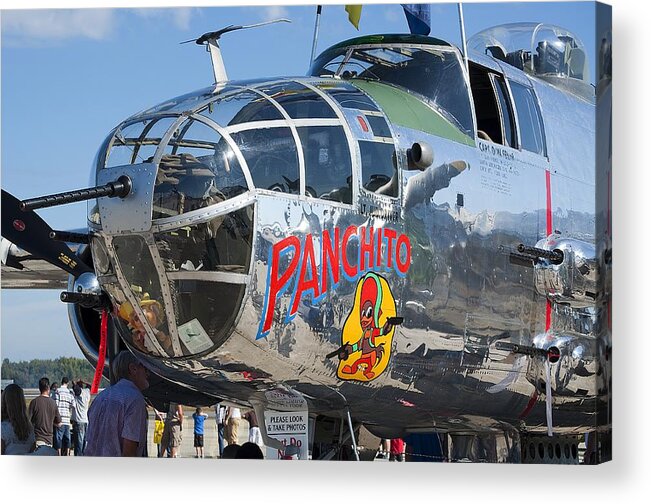 Airplane Acrylic Print featuring the photograph B25 by Kenneth Albin