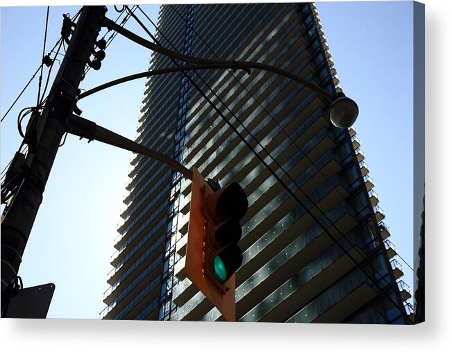 Urban Acrylic Print featuring the photograph Back Light by Kreddible Trout