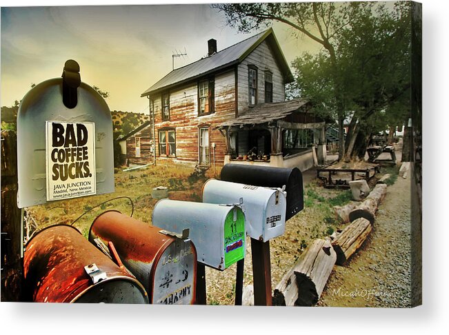 Bad Coffee Acrylic Print featuring the photograph Bad Coffee by Micah Offman